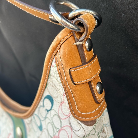 Coach Chelsea Heritage Signature Stripe Hobo No.C1069-F15138 - Picture 6 of 16